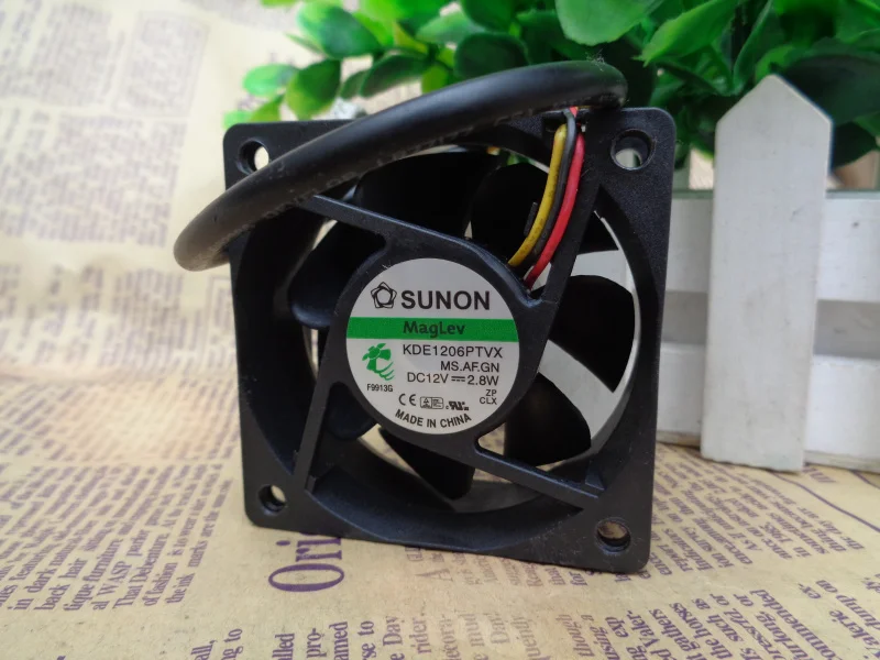 Оригинальный бесшумный вентилятор SUNON KDE1206PTVX 3 line 6 см 6025 12 В 2 8 Вт 60*60*25 мм|mm fan|60 mm fan60