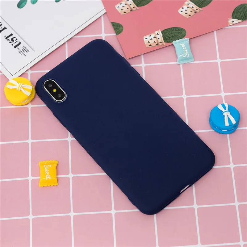 Конфеты Макаруны Цвет чехол для телефона для Xiaomi mi F1 5X 6X A2 lite S2 Red mi K20 GO 4X 5A 5 Plus 6A 7A 8A Note 4 5A для детей 5, 6, 7, 8 Pro 8T