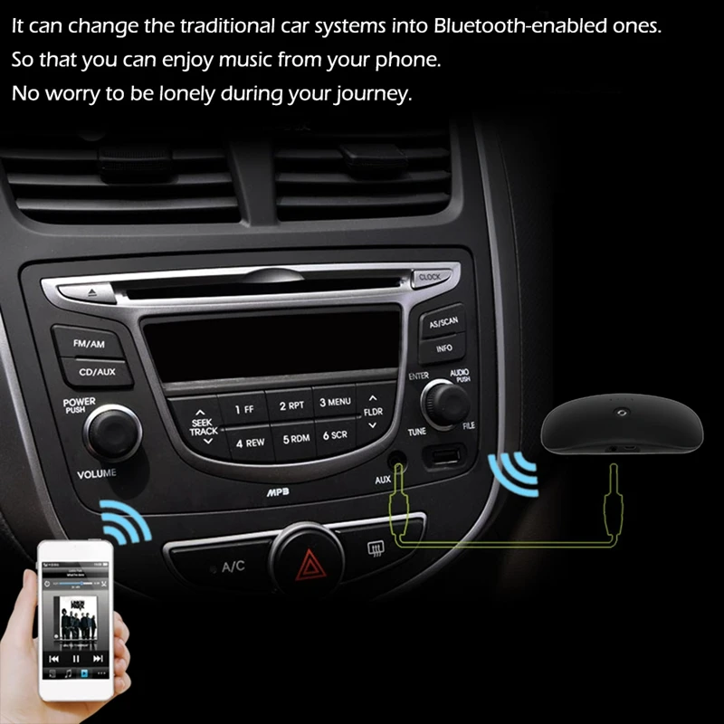 2 in 1 Bluetooth Transmitter &amp bluetooth Receiver Wireless A2DP 3.5mm Audio Adapter | Электроника