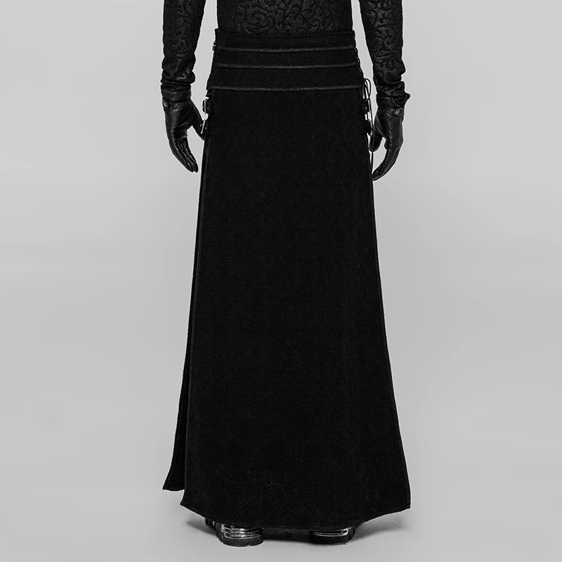 Панк RAVE Мужская готическая юбка для вечеринки стимпанк Ретро Юбка дворец