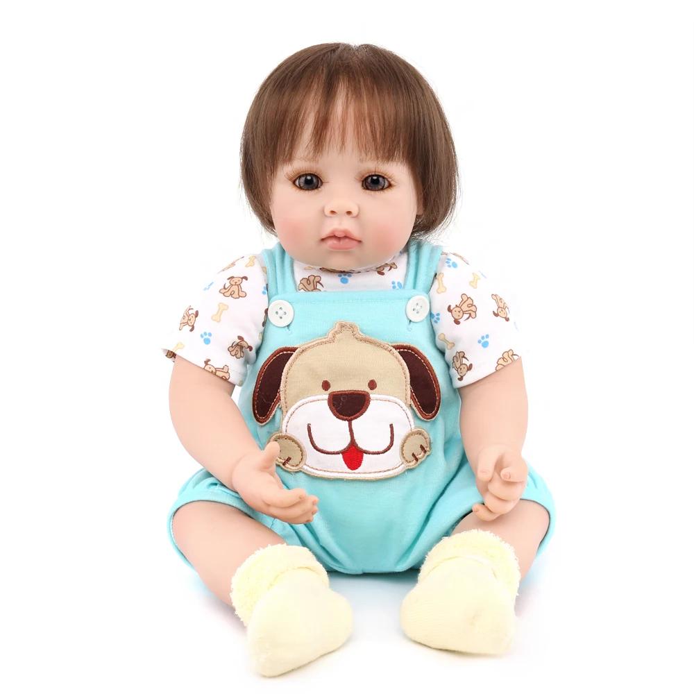 Кукла реборн NPKDOLL Реалистичная силиконовая кукла младенец 50 см|silicone reborn|bebe rebornboneca