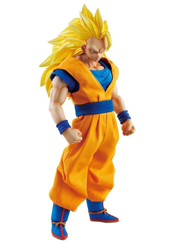 Лидер продаж 21 см Dragon Ball Z Сон Гоку ПВХ фигурку DOD Супер Саян 3 Коллекционная модель