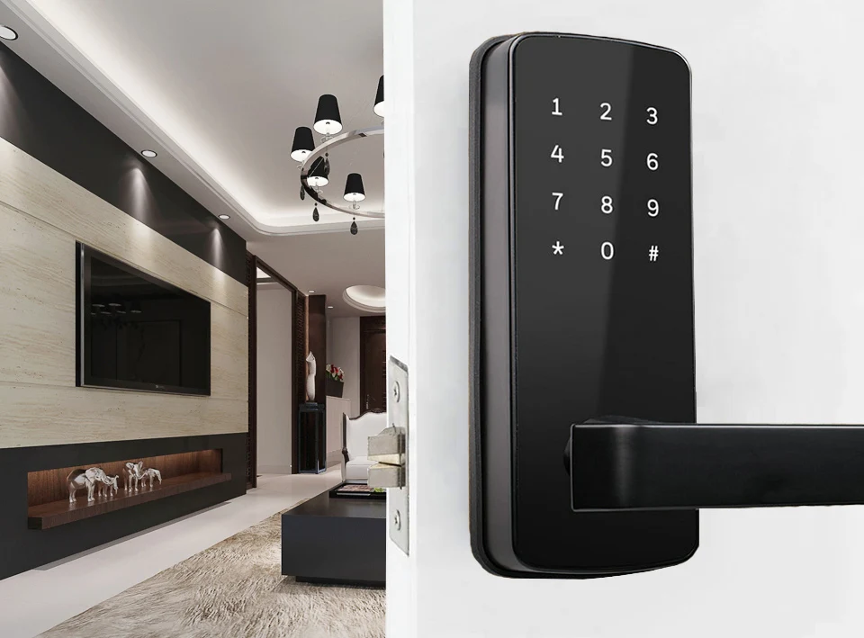 TTLock приложение Smart Bluetooth цифровой замок Wi-Fi сенсорной клавиатурой товара в Корейском стиле телефон Управление Автозапуск электронный замок двери