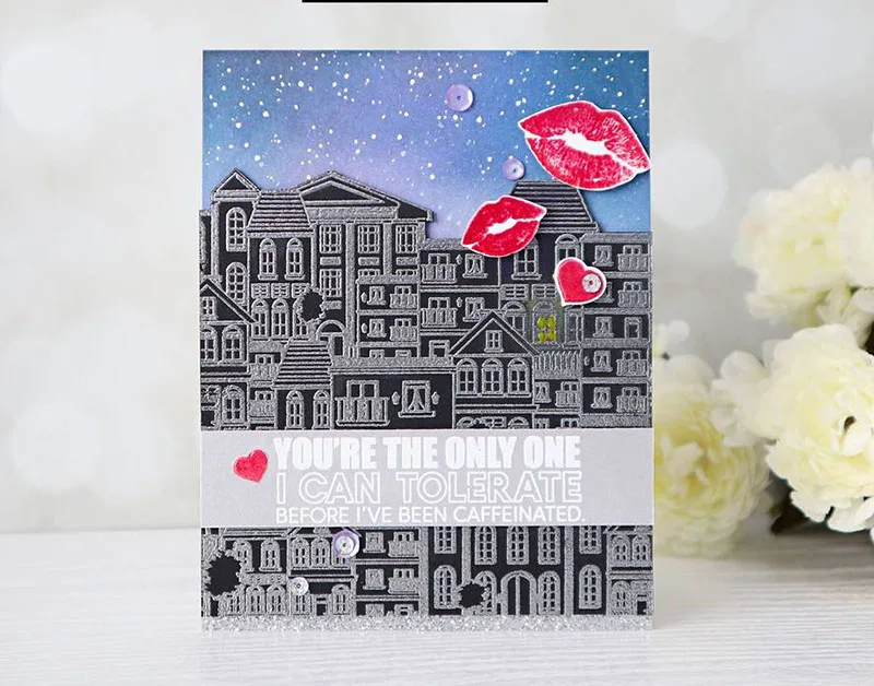 House backgorund Transparent Clear Stamps/Seal for DIY scrapbooking/photo album Decorative clear stamp sheets | Дом и сад