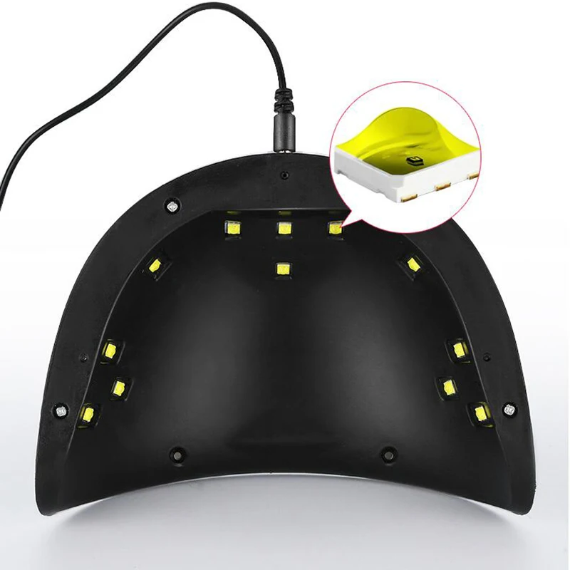 

36w Infrared Machine Nail Lamp for Nails USB Ice Nail Dryer Mini Gel UV Lamp Led with Automatic Timer 10s/30s/60s