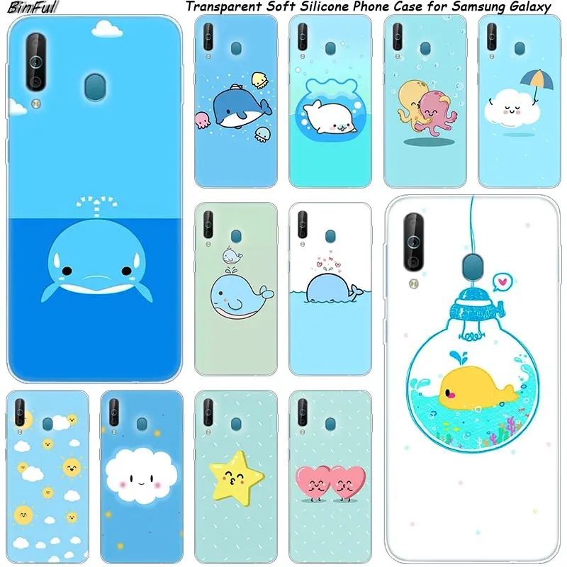 Силиконовый чехол для Samsung Galaxy A80 A70 A60 A50 A40 A40S A30 A20E A2CORE M40 Note 10 Plus 9 8 5|Бамперы| |
