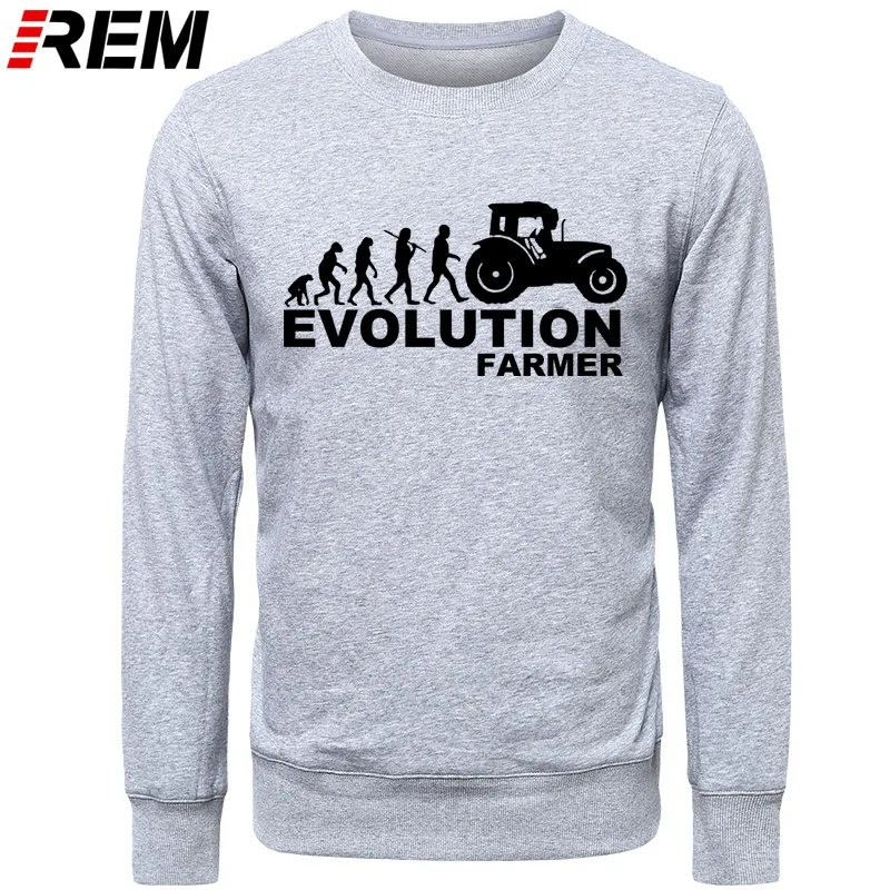 REM Farmer Evolution мужские толстовки сельскохозяйственный трактор Fendt Claas Machinery с длинным рукавом модные толстовки с принтом, толстовки