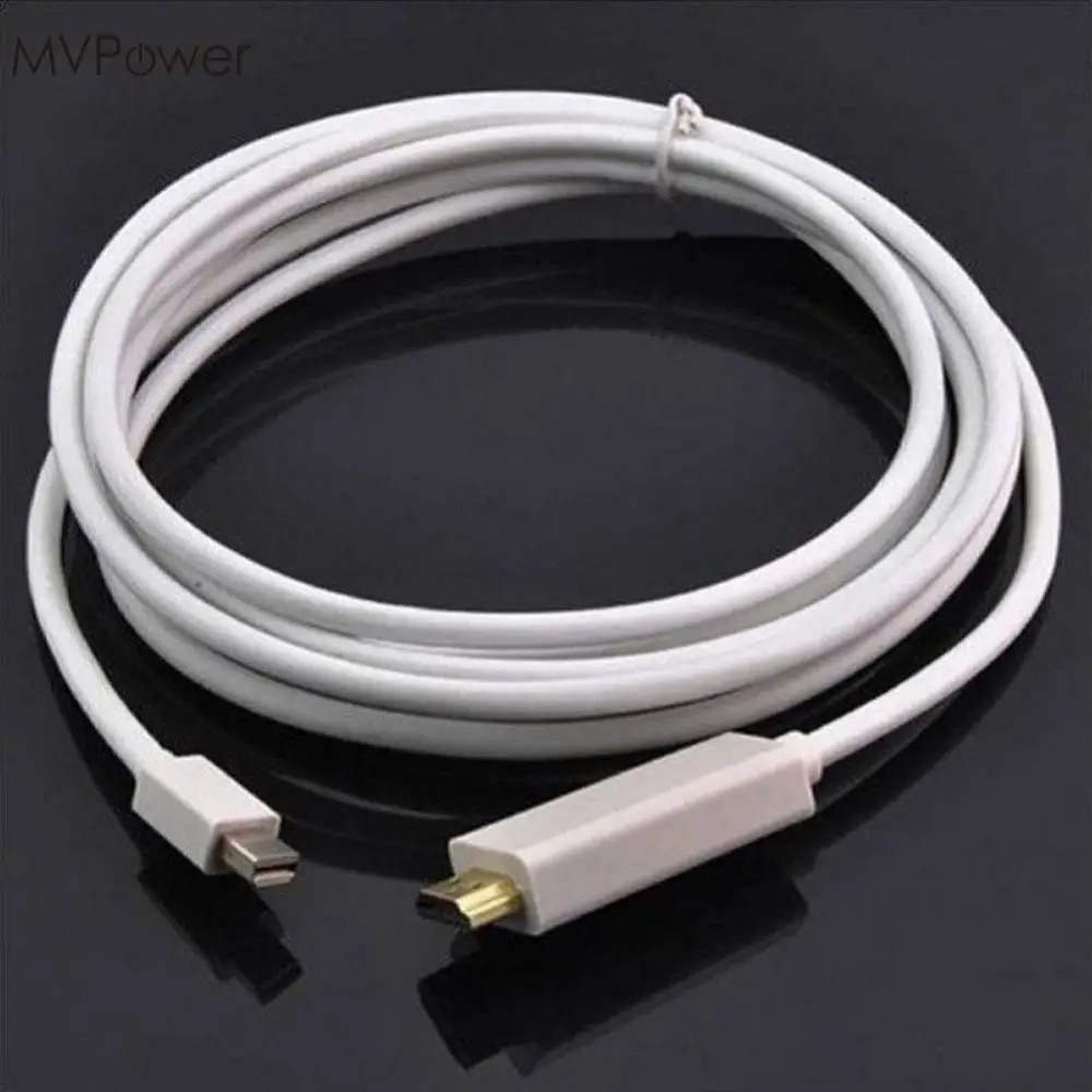 MVPower 5 м Мини Дисплей Порт DP к HDMI tv HD адаптер для кабельного шнура аудио видео