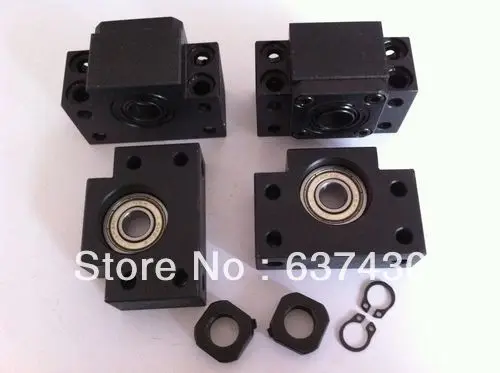 

New 2 sets BK10/BF10 Ballscrew End Support bearings