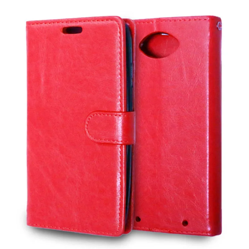 Роскошный кожаный чехол-книжка с 3 отделениями для кредитных карт и подставкой