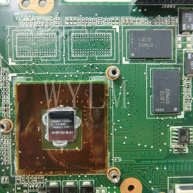 K43SJ GT520M 1 ГБ N12P GV B A1 Материнская плата Asus K43SV A43S X43S P43S материнская для ноутбука DDR3