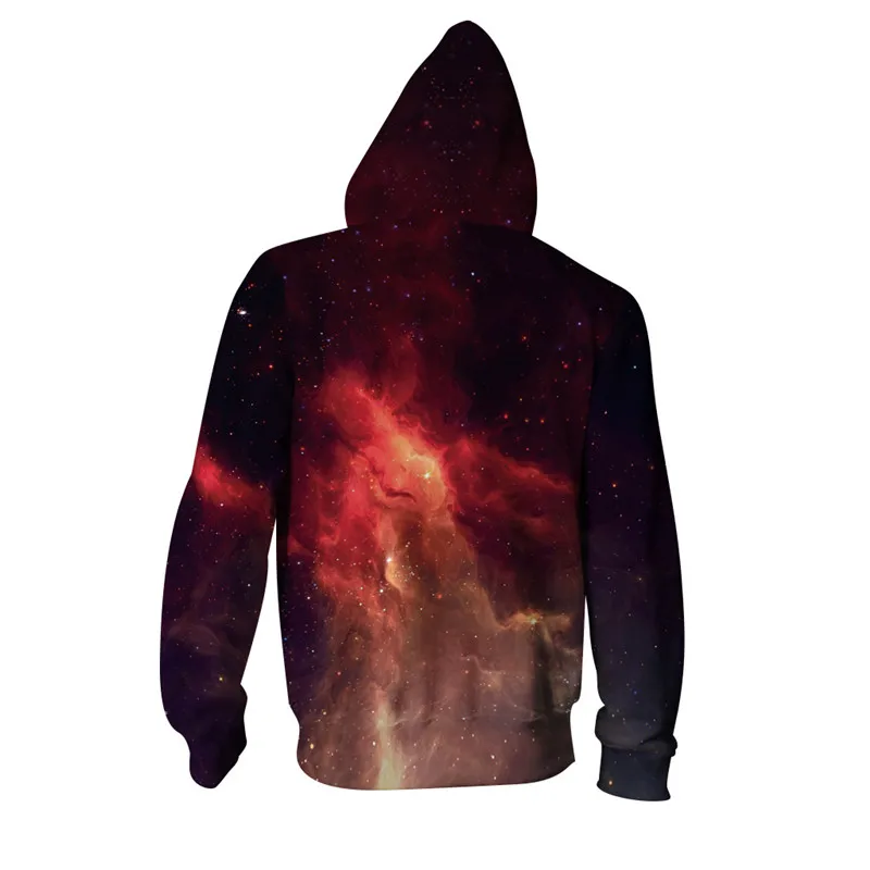 Толстовки с 3D космическим принтом Галактики толстовки для мужчин и женщин 2018