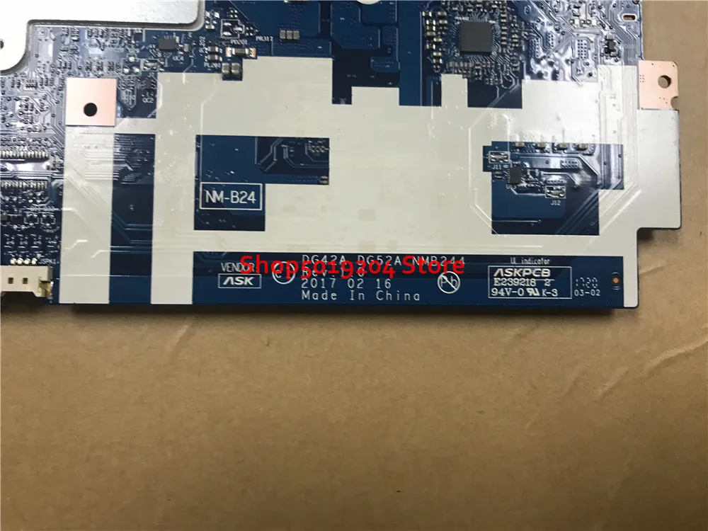 Материнская плата DG42A DG52A NMB244 для Lenovo xiaoxin 5000 материнская ноутбука Core SR341 I7-7500U DDR4 100%