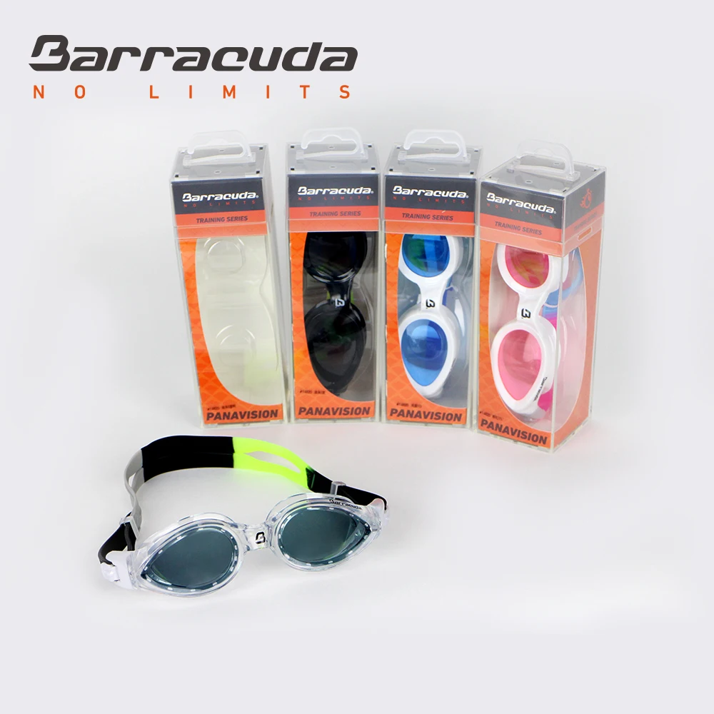 очки для плавания Barracuda Профессиональные плавательные изогнутые линзы защита от