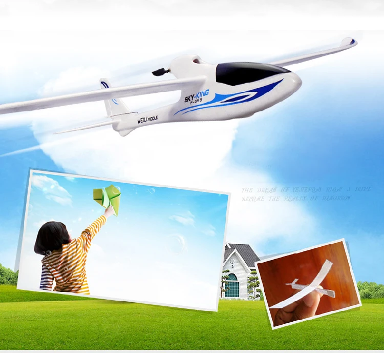 RC самолет F959 Sky King 3CH RC самолет с фиксированным крылом планер самолет RTF EPO Электрический летающий самолет игрушки