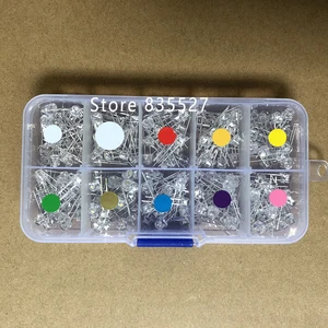 Набор соломенных шляп F5, 200 шт.кор. MIX, 5 мм, в ассортименте, теплый белый, зеленый, красный, синий, УФ, желтый, оранжевый, розовый, сделай сам, светоизлучающие набор диодов