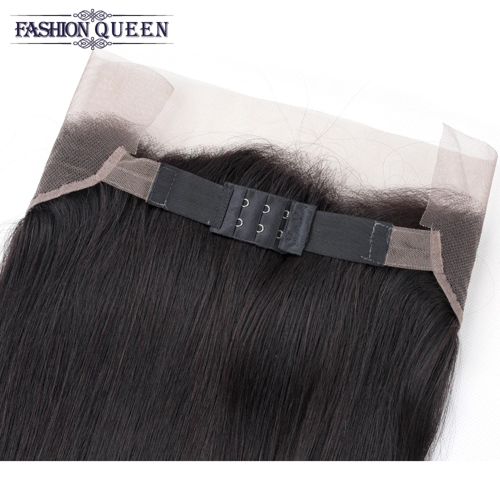 Эластичная лента кружевная фронтальная Регулируемая прямая человеческие волосы