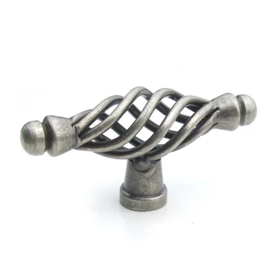 

Designer Fashion European Cabinet Knob Rural Wardrobe Drawer Handle Bird's Nest(L:70mm)
