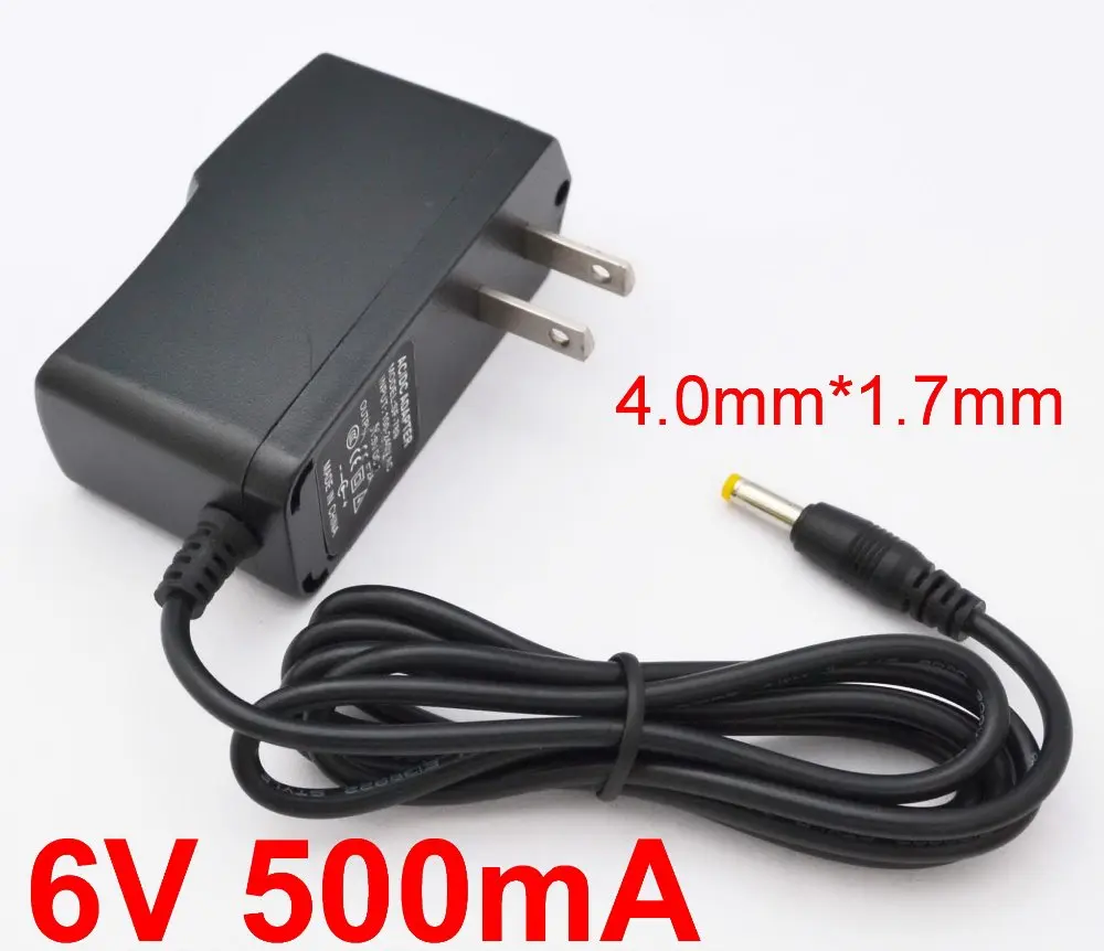 1 шт. 6V500mA Высокое качество AC 100 в-240 в конвертер Импульсный адаптер питания DC 6 В