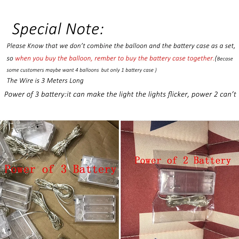 1pcs led balloon battery case 3M wire Led String Bobo Balloon Bubble for Outdoor/Indoor Party wedding Decoration | Дом и сад