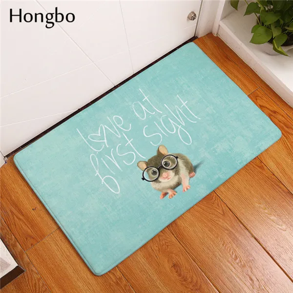 6 Hongbo, Противоскользящий коврик для двери с животными, милый мультяшный собачий хомяк, олень, ковры для спальни, декоративные коврики для лестницы, домашний декор, рукоделие - Цвет: 6