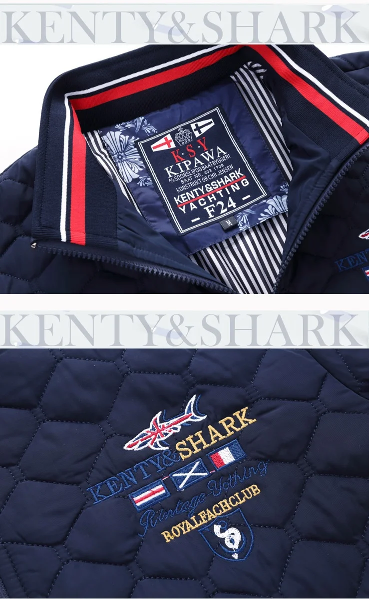 Kenty& shark, Осеннее и зимнее пальто, хлопковая куртка, Мужская, воротник-стойка, Модная хлопковая куртка, плюс хлопок, утолщение, большой размер
