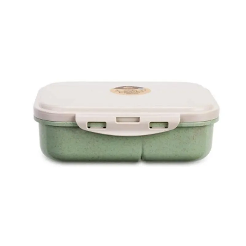 Ланч-бокс Пшеничная солома микроволновая посуда Bento Box качественная натуральная 3