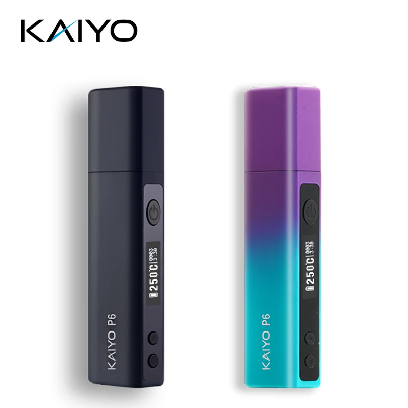 2019 не огонь vape ручка кайе p6 тепла без сжечь электронная сигарета с 3000 мАч до 30