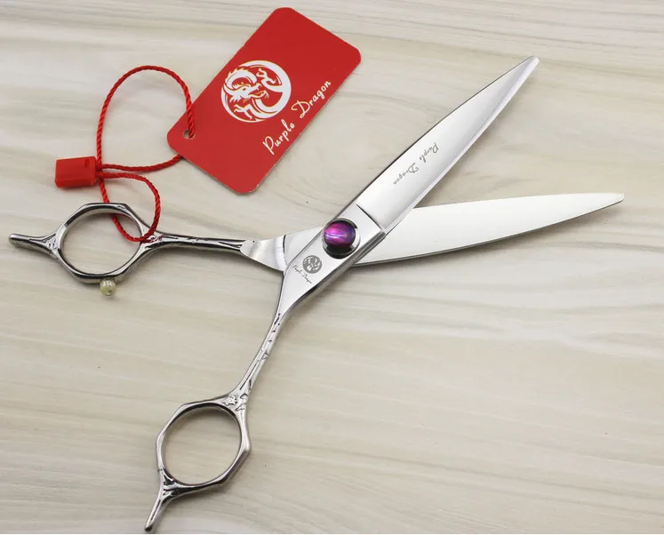 16 см парикмахерская плоским серебряный правой рукой ножницы из нержавеющей