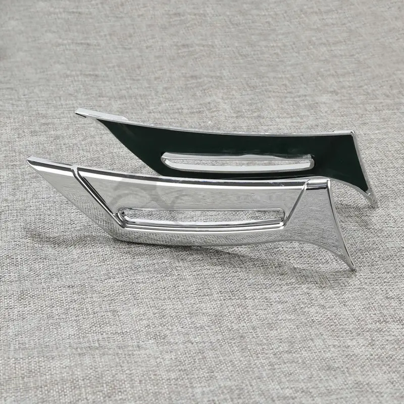Пара хромированных обтекателей впускные вентиляционные скобы передние