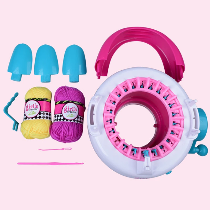 22 иглы пластмассовый вязальный станок ручной ткач Детские Обучающие игрушки