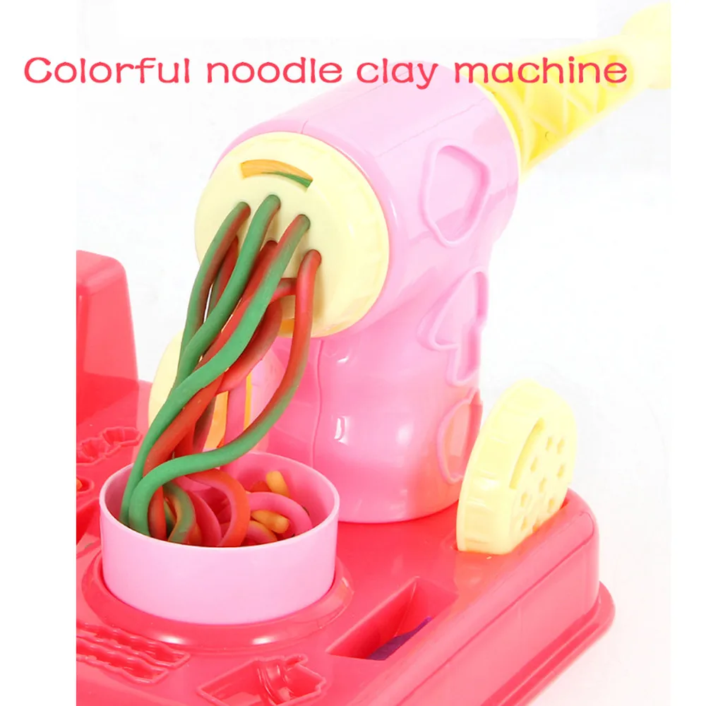 Clay Dough Plasticine Ice Cream Machine Mould Play Kit Mini Kitchen Creations DIY Toy Handmade Noodle Maker KidsGift | Игрушки и хобби