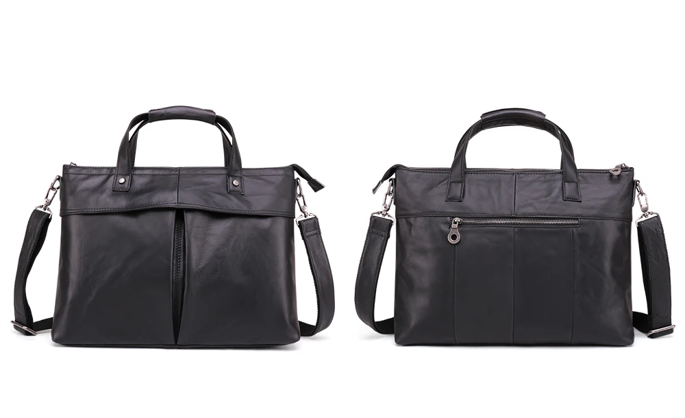 Brand New Cow Genuine Leather Business Men's Briefcase Male Shoulder Bag Real Leather Men Messenger Bag Travel Computer Bag