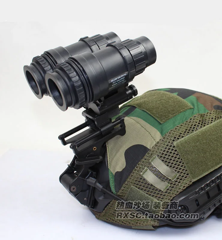 Тактический страйкбол PVS15 NVG модель+ алюминиевый сплав шлем AN/PVS-15 NVG крепление
