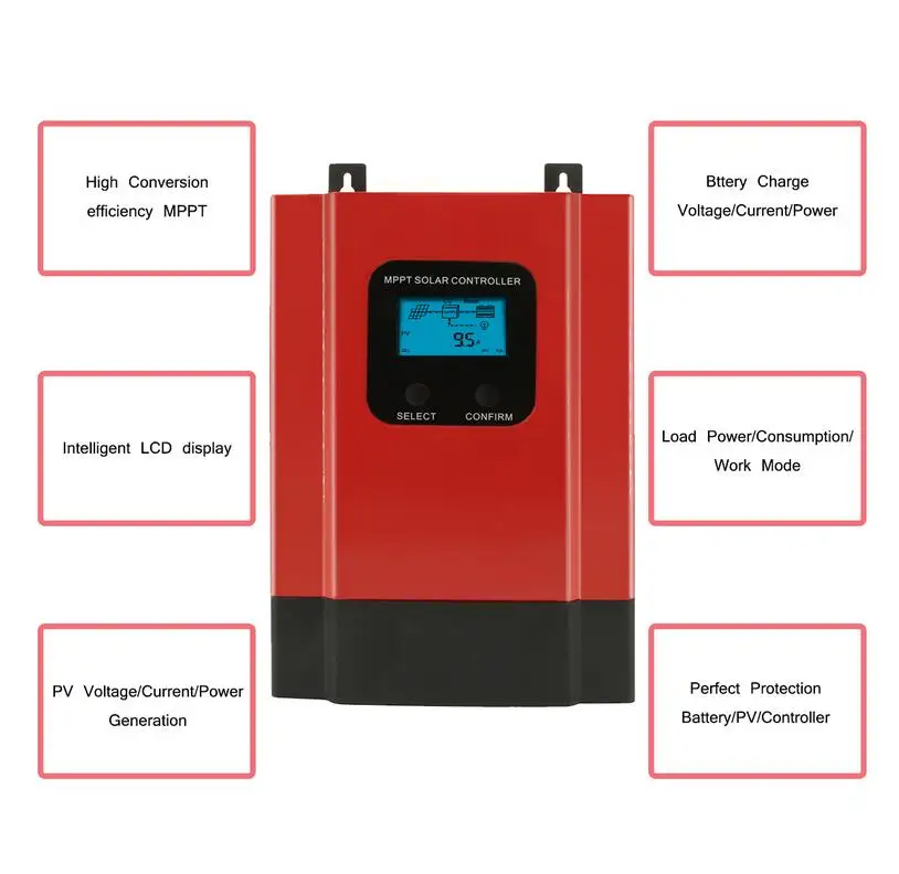 Esmart3 MPPT Контроллер заряда 40A 60A Max 150 V PV вход 12 V 24 V 48 V автоматическая адаптация с Wi-Fi Мониторинг