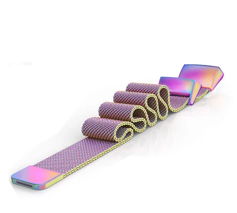 10 цветов Миланская петля заменить ремешок для Fitbit charge 3 часы браслет из нержавеющей стали ремень спортивный браслет для смарт-часов