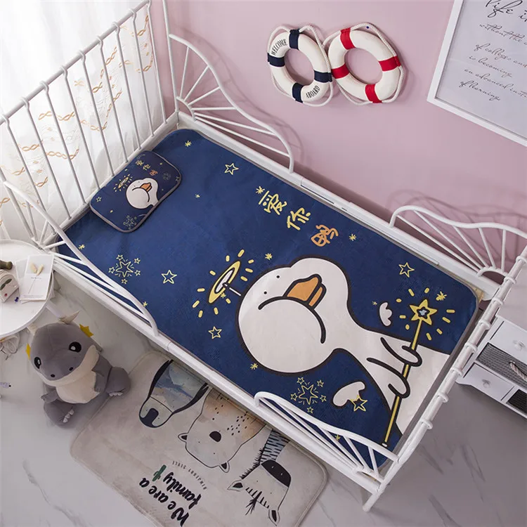 7 Детский матрас для детского сада, милый рисунок hello kitty, Широкоформатная детская кровать, Шелковый матрас, комплект, 1 шт., простыня, комплект, подушка - Цвет: 7