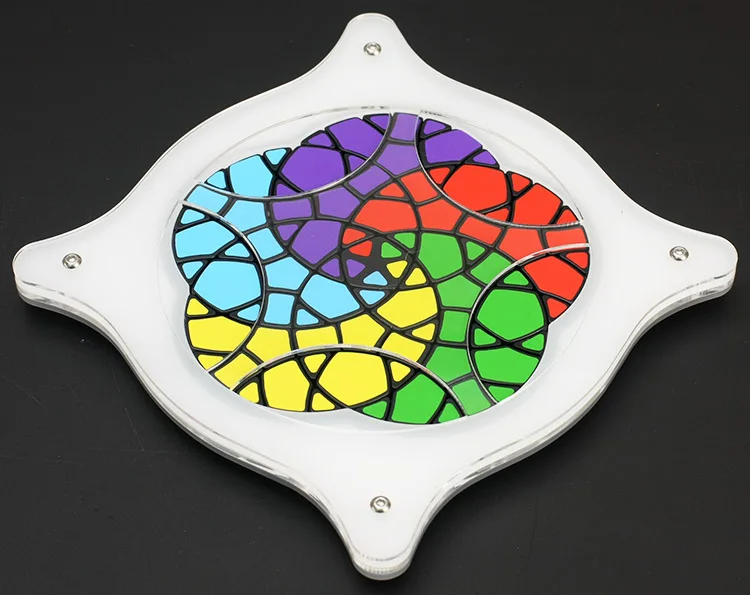 Ограниченная версия VeryPuzzle Герань V волшебный куб головоломка черный Cubo Magico