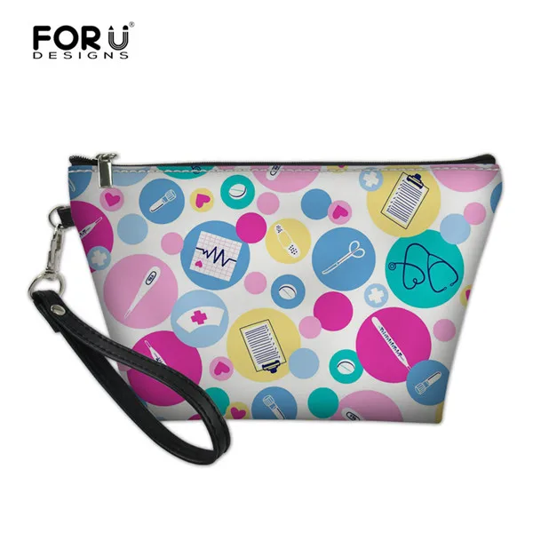 FORUDESIGNS, женские косметички, сумки для макияжа, милые, для медсестер/кормящих, с принтом, для путешествий, для профессиональных девушек, для хранения, органайзер, чехлы - Цвет: H5809Z8