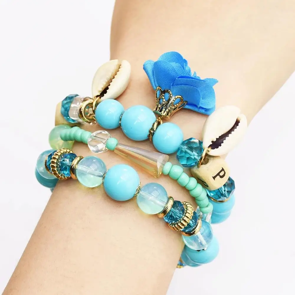 3 шт. женский браслет с бусинами в богемном стиле | Украшения и аксессуары