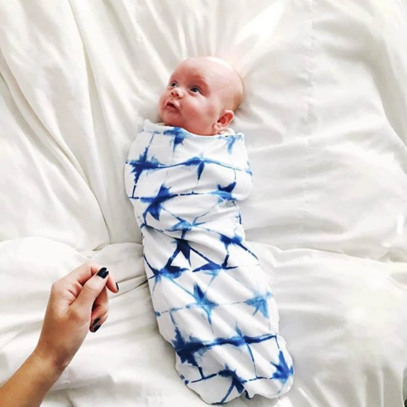 

NEW Baby Swaddle Blanket +Cap Newborn Cocoon Wrap Cotton Swaddling Bag Sack Bedding baby sleeping bag for photo props