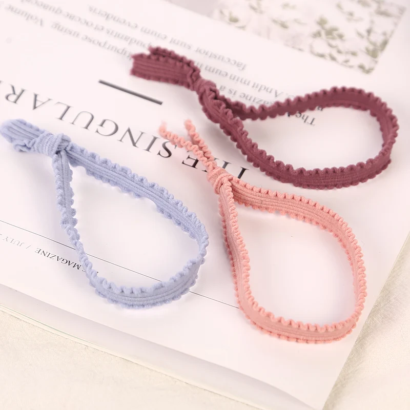 

10 шт./лот 2018 Новые Элегантные резинки для волос эластичной резинкой для девочек; Резинка для волос для женщин простой повязка на голову, модн...