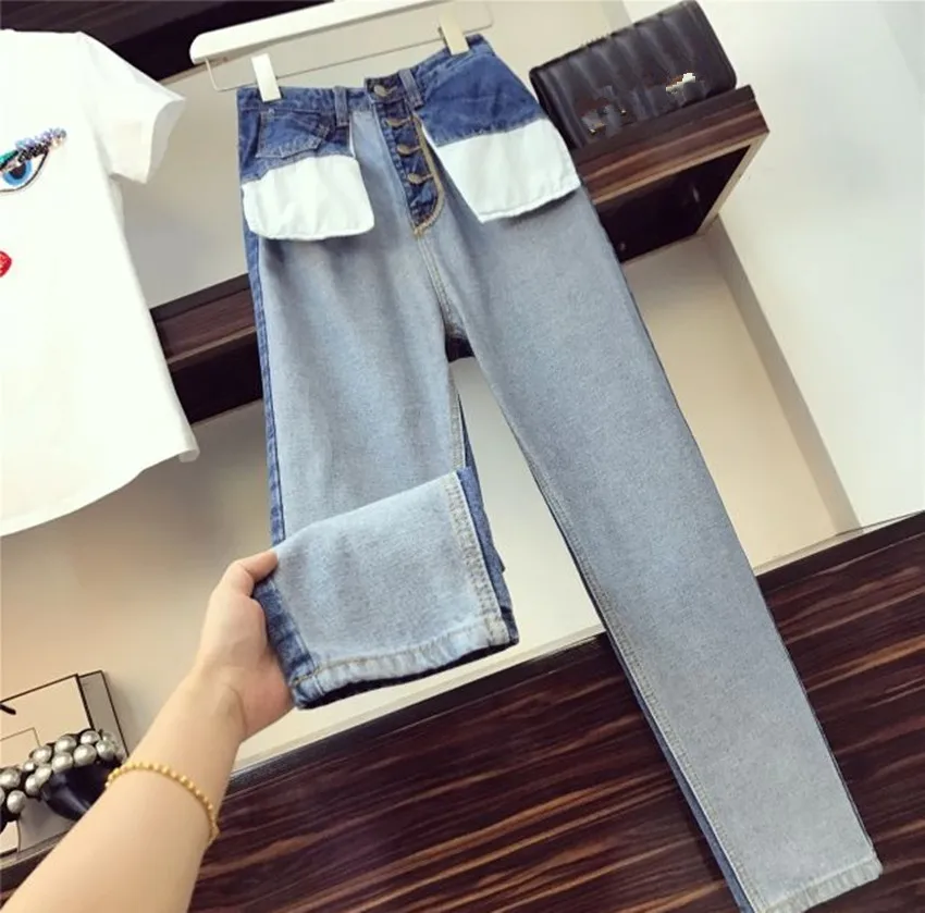 HAMALIEL/уличная футболка Джинсовый комплект летняя женская с блестками и вышивкой +