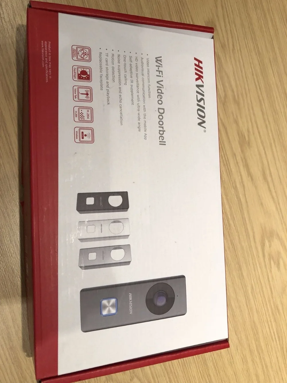Hikvision wifi видео Дверные звонки ds-kb6003-wip Встроенный всенаправленный микрофон и