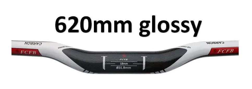 glossy 3K углеродный руль для велосипеда MTB, набор велосипедных подъемных/плоских рулей, углеродный Подседельный штырь, велосипедные горные части, подседельный штырь для шоссейного велосипеда - Цвет: glossy