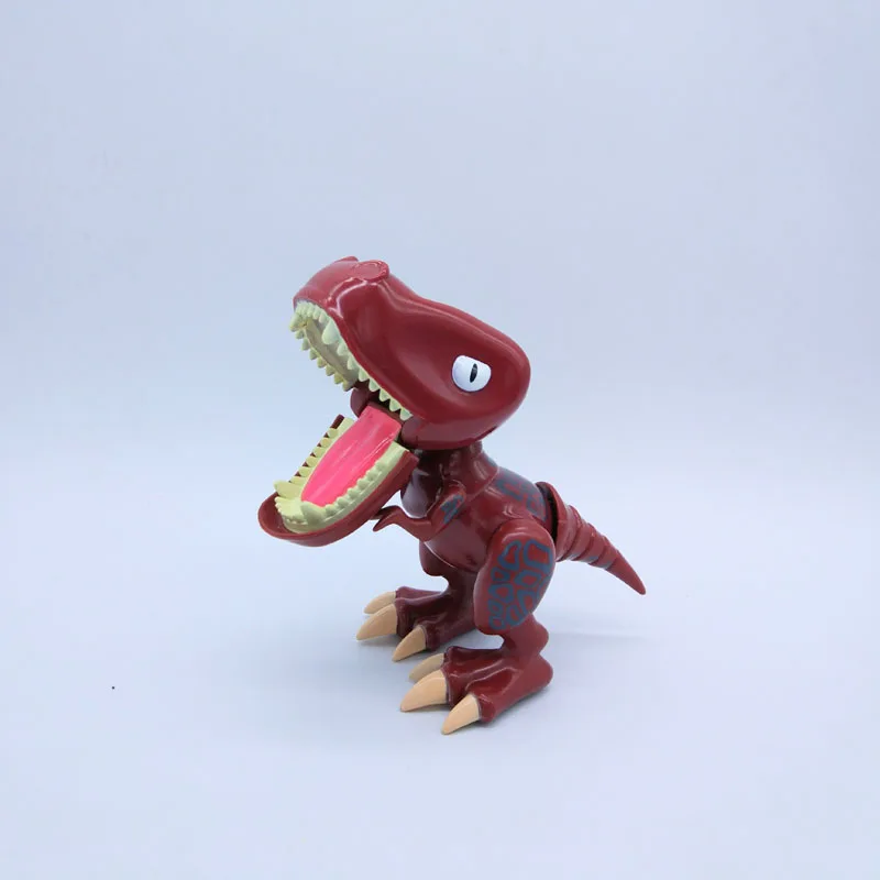 Jurassicc мир парк динозавров T rex мультфильм аниме Q Edition тиранозавр шарнирная