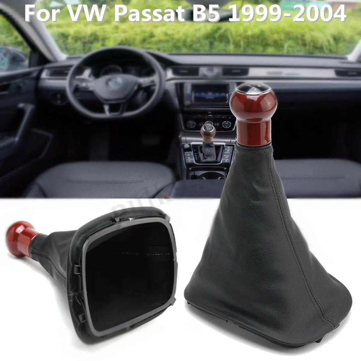 Pratical Shift Lever Cover Plastic ABS Base Dust Durable Black for Passat | Автомобили и мотоциклы