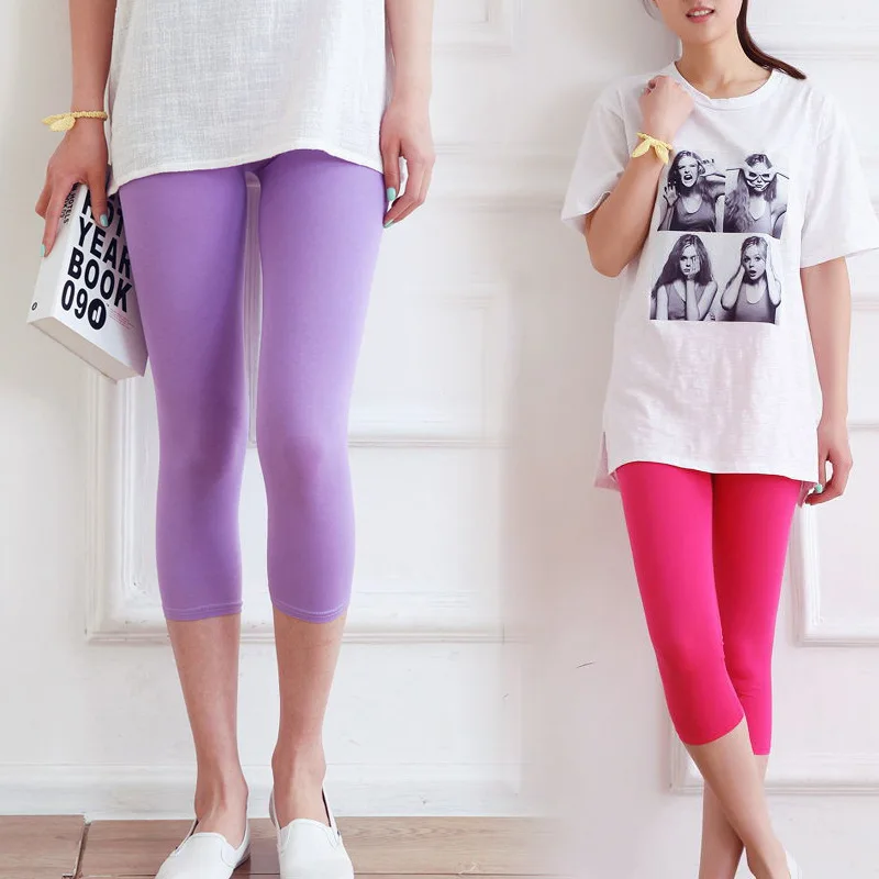 Женские леггинсы для фитнеса коллекция 2019 года летние женские из модала