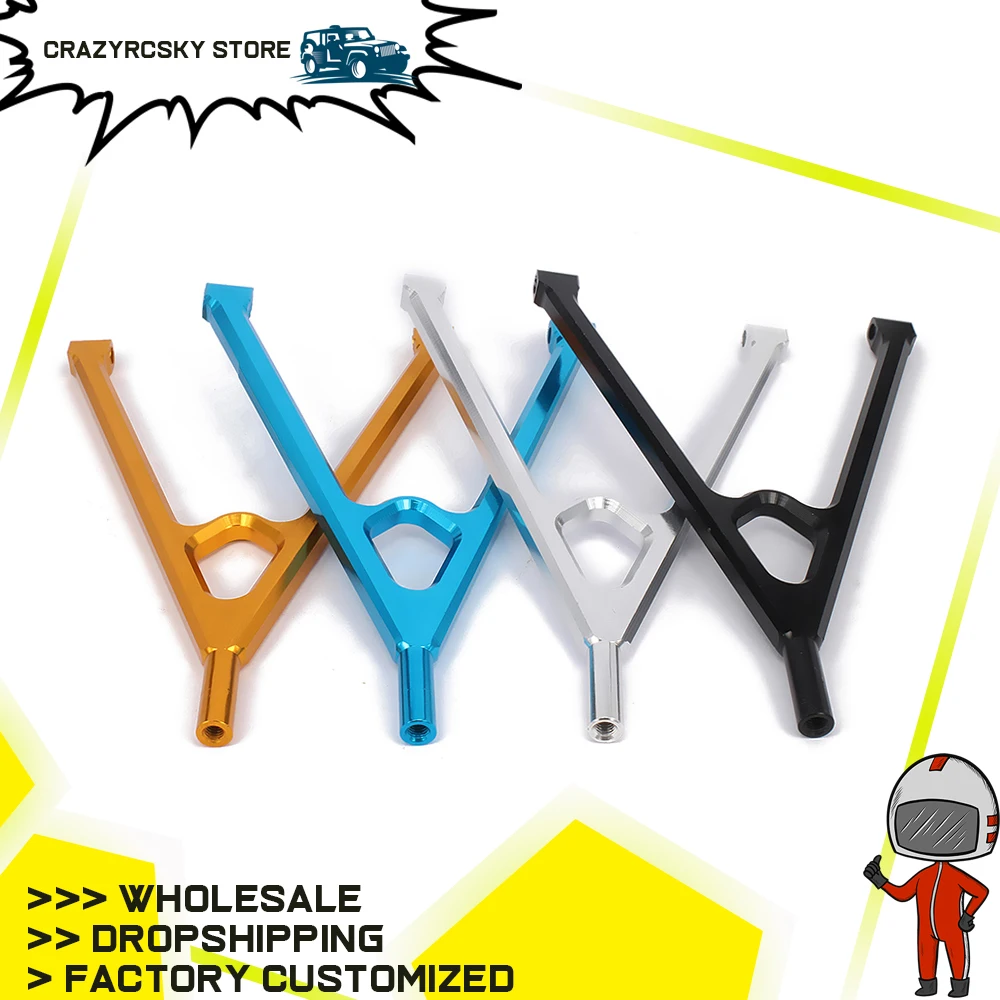 Обработанный сплав 1 шт. алюминиевая передняя связь шасси Y-link для радиоуправляемой модели хобби автомобиля 1/10 axial scx10 модернизированные хоп-ап детали SCX0006
