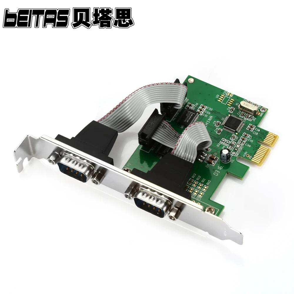 PCI-E 2 Порты и разъёмы RS232 RS-232Add на карты серийного COM для PCI Express riser Card адаптер